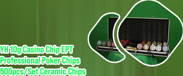 500 numbered poker chips