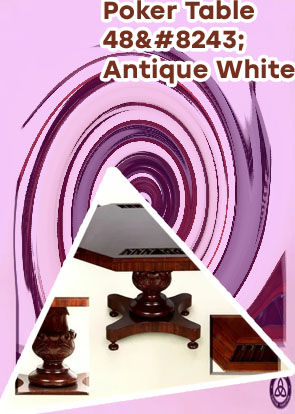 Antique poker table for sale
