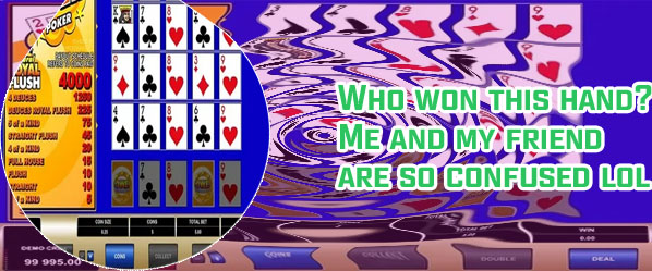 Deuces wild poker hands