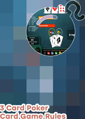 Free three card poker game