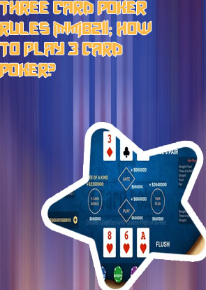 Online three card poker real money