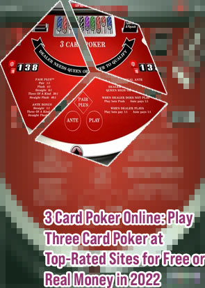 Play three card poker real money