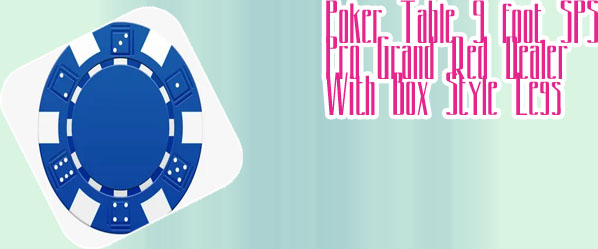 Poker chip table