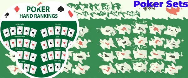 The sets for poker